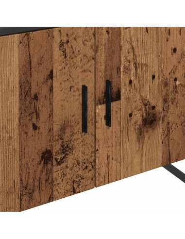 Mobile da Bagno Legno Antico 80x33x60 cm in Truciolato