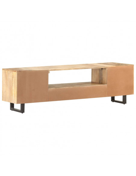 Mobile Porta TV 160x30x45 cm in Legno Massello di Mango