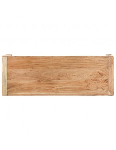 Panca 110x38x46 cm in Legno Massello di Acacia