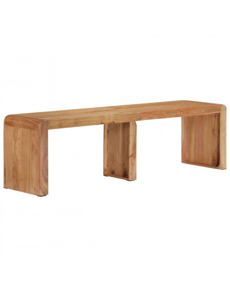 Panca 160x38x45 cm in Legno Massello di Acacia