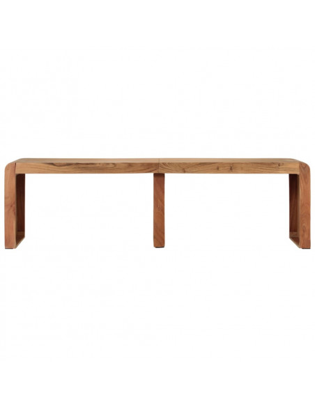 Panca 160x38x45 cm in Legno Massello di Acacia
