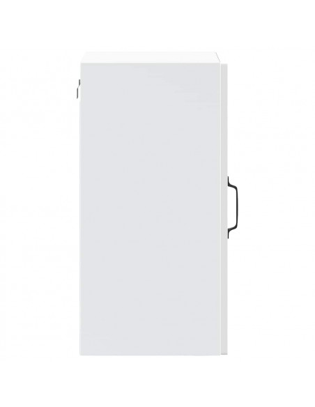 Pensile da Cucina con Porta in Vetro Kalmar Bianco Truciolato