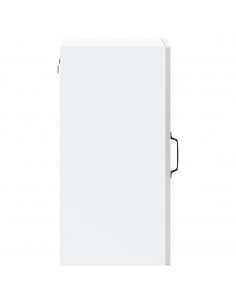 Pensile da Cucina con Porta in Vetro Kalmar Grigio Cemento