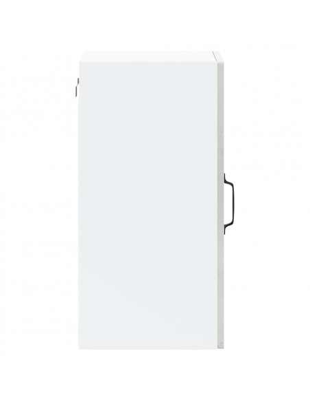 Pensile da Cucina con Porta in Vetro Kalmar Grigio Cemento