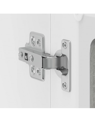 Pensile da Cucina con Porta in Vetro Kalmar Grigio Sonoma