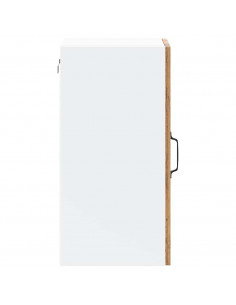 Pensile da Cucina con Porta in Vetro Kalmar Legno Vecchio