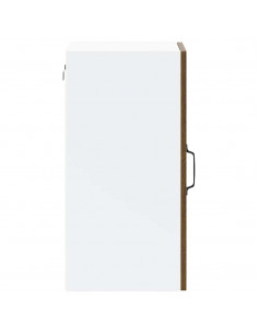 Pensile da Cucina con Porta in Vetro Kalmar Rovere Marrone