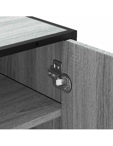 Scarpiera Grigio Sonoma 48x38x97,5 cm in Legno Multistrato