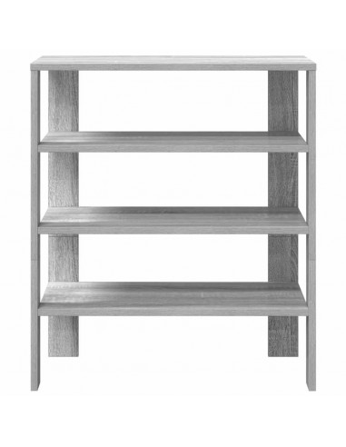 Scarpiera Grigio Sonoma 61x32x70 cm in Legno Multistrato