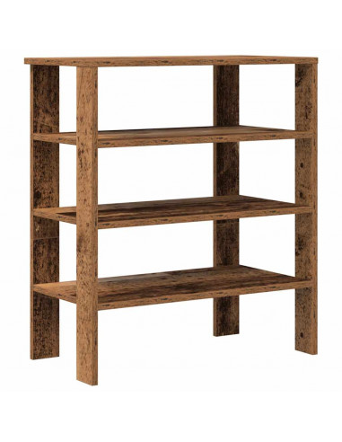 Scarpiera Legno Vecchio 61x32x70 cm in Truciolato