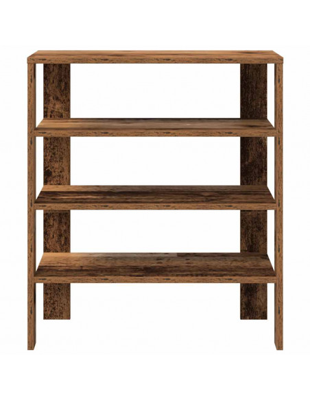 Scarpiera Legno Vecchio 61x32x70 cm in Truciolato