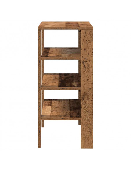 Scarpiera Legno Vecchio 61x32x70 cm in Truciolato