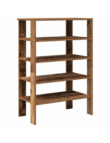 Scarpiera Legno Vecchio 61x32x87,5 cm in Truciolato