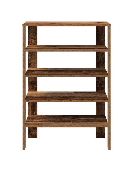 Scarpiera Legno Vecchio 61x32x87,5 cm in Truciolato