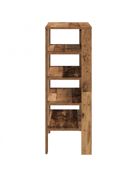 Scarpiera Legno Vecchio 61x32x87,5 cm in Truciolato