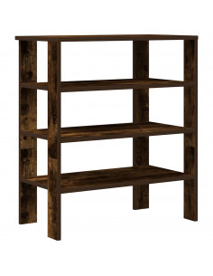Scarpiera Rovere Fumo 61x32x70 cm in Legno Multistrato