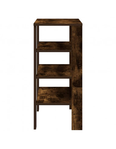 Scarpiera Rovere Fumo 61x32x70 cm in Legno Multistrato