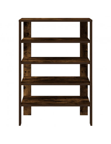 Scarpiera Rovere Fumo 61x32x87,5 cm in Legno Multistrato