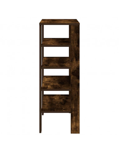 Scarpiera Rovere Fumo 61x32x87,5 cm in Legno Multistrato