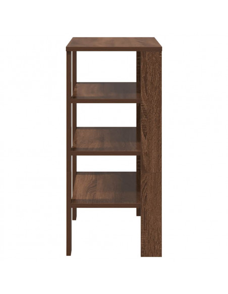Scarpiera Rovere Marrone 61x32x70 cm in Legno Multistrato