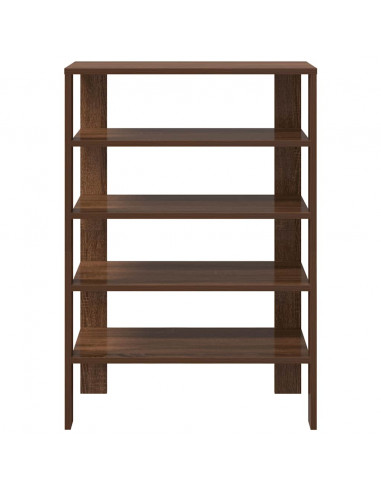 Scarpiera Rovere Marrone 61x32x87,5 cm in Truciolato