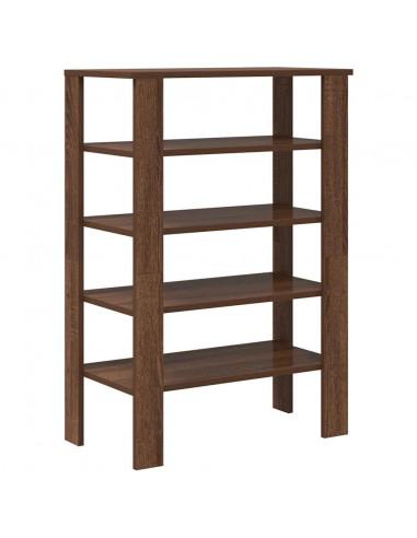 Scarpiera Rovere Marrone 61x32x87,5 cm in Truciolato