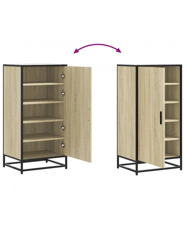 Scarpiera Rovere Sonoma 48x38x97,5 cm in Legno Multistrato