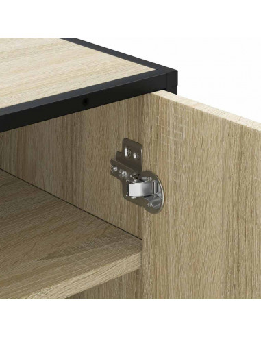 Scarpiera Rovere Sonoma 48x38x97,5 cm in Legno Multistrato