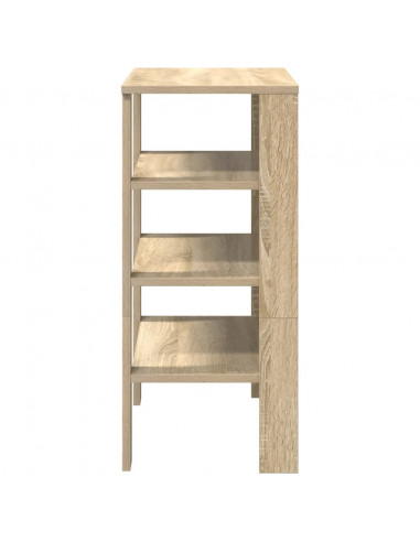 Scarpiera Rovere Sonoma 61x32x70 cm in Legno Multistrato
