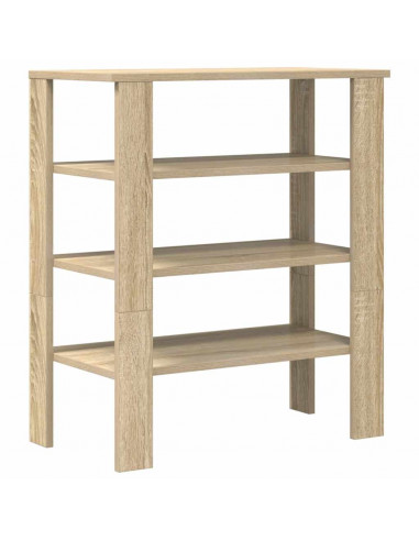 Scarpiera Rovere Sonoma 61x32x70 cm in Legno Multistrato