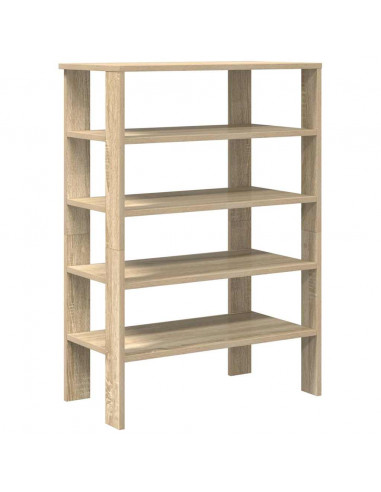 Scarpiera Rovere Sonoma 61x32x87,5 cm in Legno Multistrato