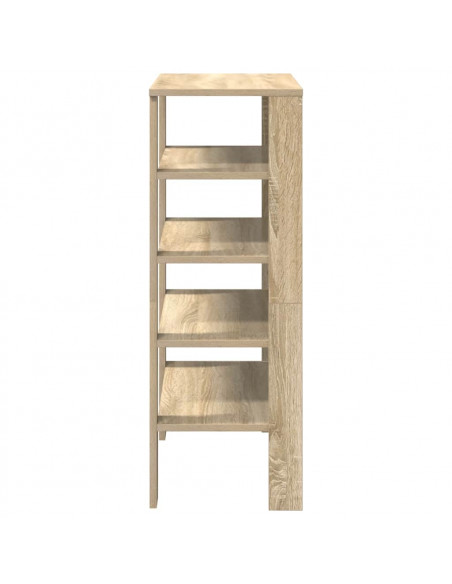 Scarpiera Rovere Sonoma 61x32x87,5 cm in Legno Multistrato