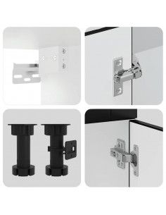 Set Mobili da Cucina 14 pz Porto Neri Legno Multistrato 2