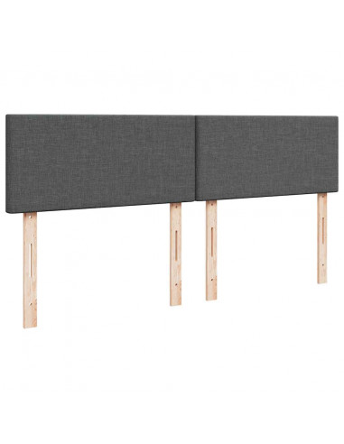 Struttura Letto Pouf con Materasso 180x200 cm in Tessuto