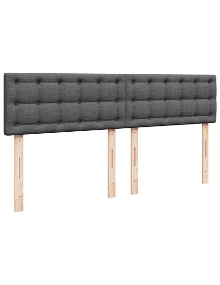 Struttura Letto Pouf con Materasso 180x200 cm in Tessuto