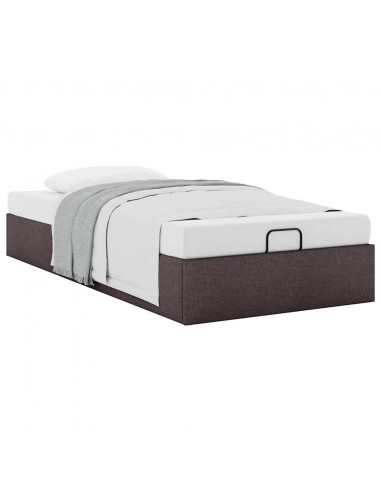 Struttura Letto Pouf senza Materasso 100x200 cm in Tessuto