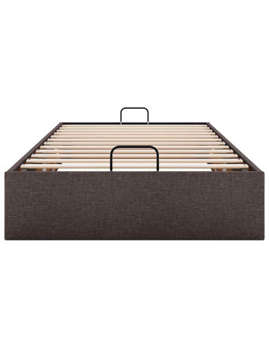 Struttura Letto Pouf senza Materasso 100x200 cm in Tessuto