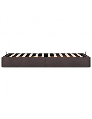 Struttura Letto Pouf senza Materasso 100x200 cm in Tessuto