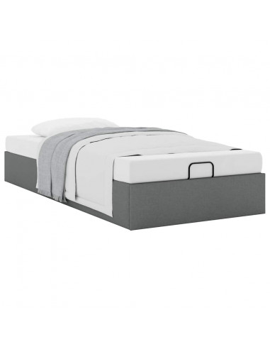 Struttura Letto Pouf senza Materasso 100x200 cm in Tessuto