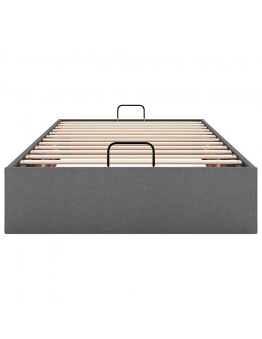 Struttura Letto Pouf senza Materasso 100x200 cm in Tessuto