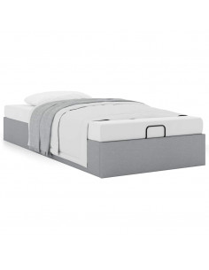 Struttura Letto Pouf senza Materasso 100x200 cm in Tessuto