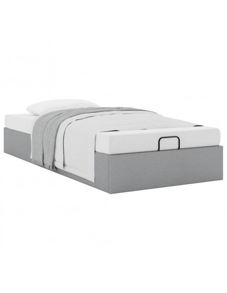 Struttura Letto Pouf senza Materasso 100x200 cm in Tessuto