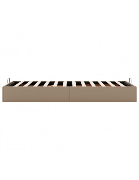 Struttura Letto Pouf senza Materasso 100x200 cm Similpelle