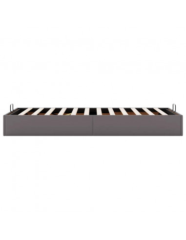 Struttura Letto Pouf senza Materasso 100x200 cm Similpelle