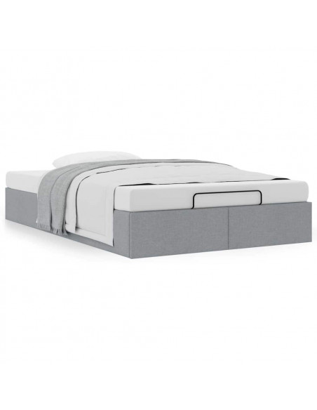 Struttura Letto Pouf senza Materasso 120x190 cm in Tessuto