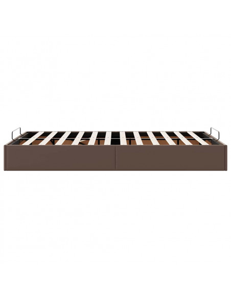 Struttura Letto Pouf senza Materasso 120x190 cm Similpelle