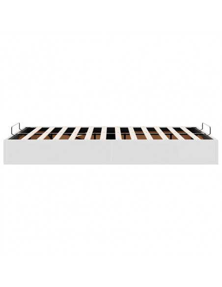 Struttura Letto Pouf senza Materasso 120x190 cm Similpelle