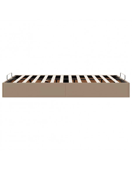 Struttura Letto Pouf senza Materasso 120x200 cm Similpelle