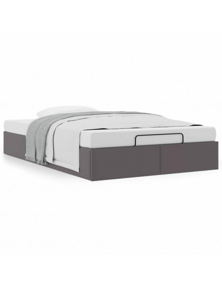Struttura Letto Pouf senza Materasso 120x200 cm Similpelle
