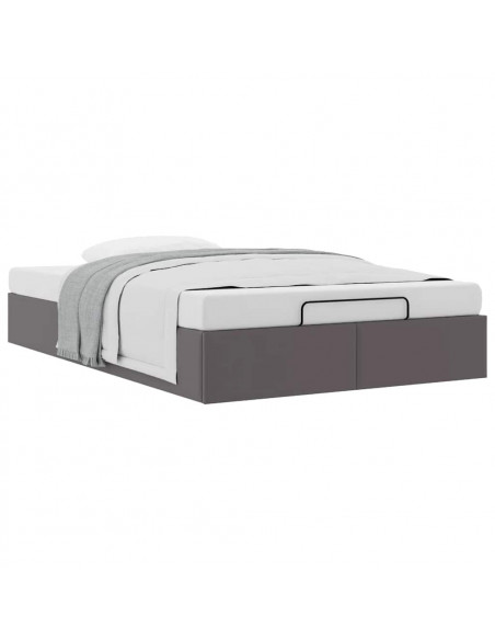 Struttura Letto Pouf senza Materasso 120x200 cm Similpelle